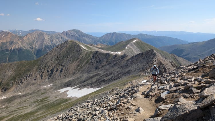 My Wife's First 14er may be the Most Beautiful - Mount Huron